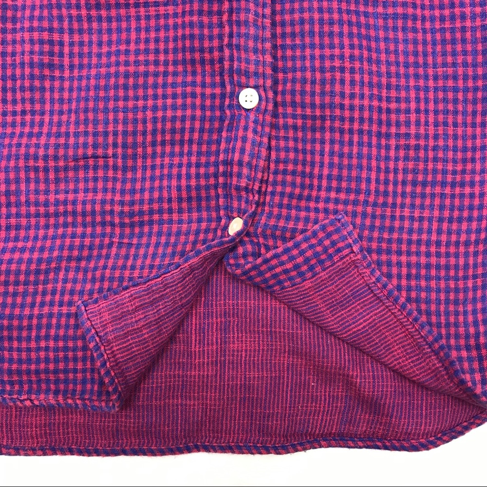 Jcrew Flannel Gingham Button Down Shirt - image 7